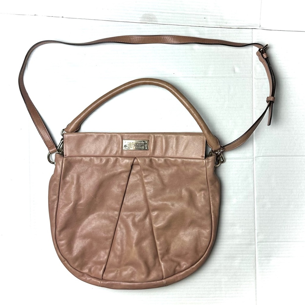 MARC JACOBS‎ Marchive Leather Hiller Hobo Woodland Cross Body Shoulder Bag Purse